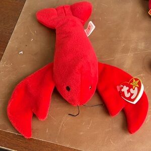 Ty Vibrant Red Lobster Plush